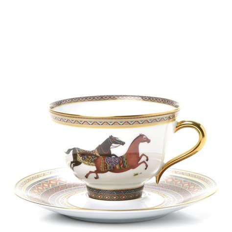 hermes cheval d orient tea cup|Cheval d’Orient tea cup and saucer n°1 .